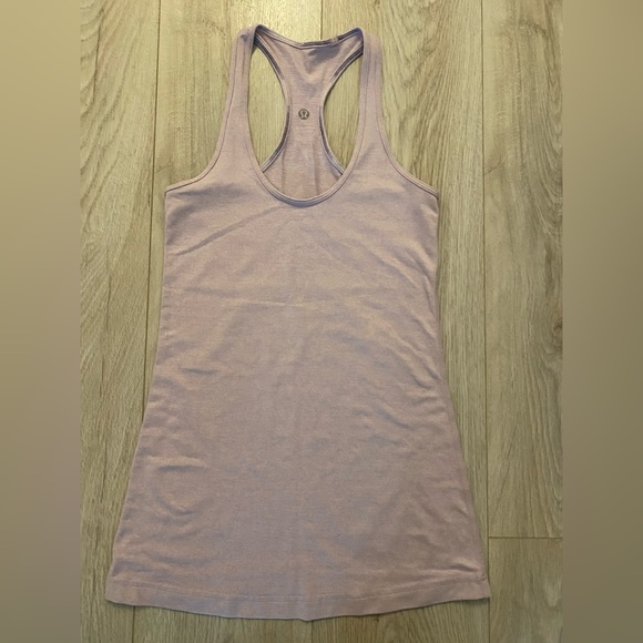 Lululemon racer back tops- 3 colours: bright pink, light purple and white (RIDE) - Picture 5 of 6